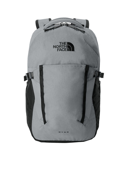 The North Face Dyno Backpack - Mid Grey Dark Heather/ TNF Black - front
