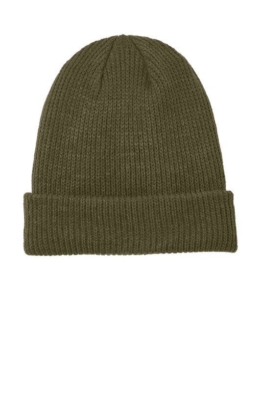 The North Face Truckstop Beanie - New Taupe Green - flat back