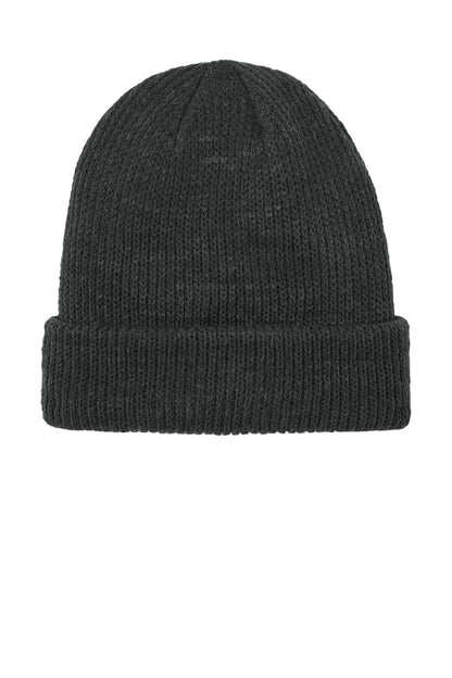 The North Face Truckstop Beanie - TNF Black Heather - flat back