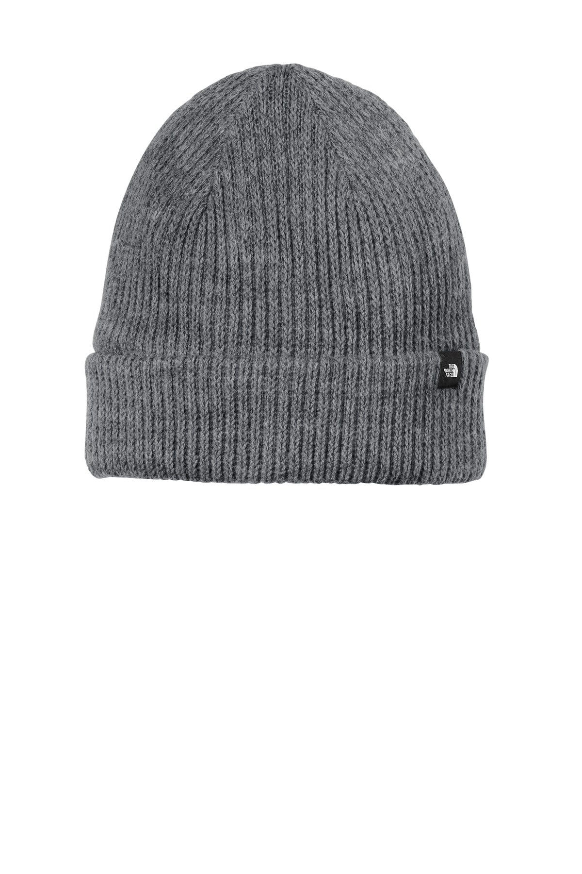 The North Face Circular Rib Beanie - TNF Medium Grey Heather - front