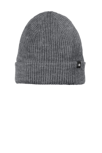 The North Face Circular Rib Beanie - TNF Medium Grey Heather - front