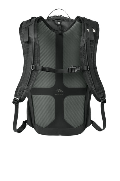 The North Face 18L Backpack - TNF Black - flat back