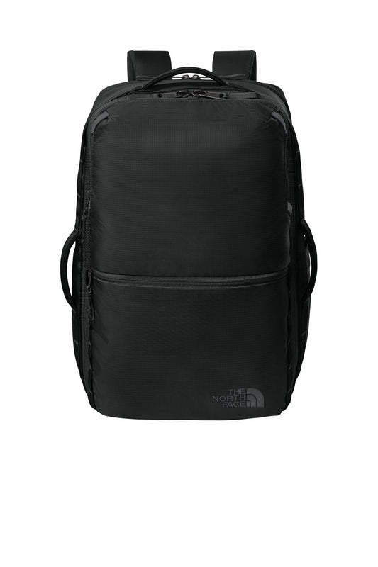 The North Face 35L Travel Backpack - Shady Blue - flat front