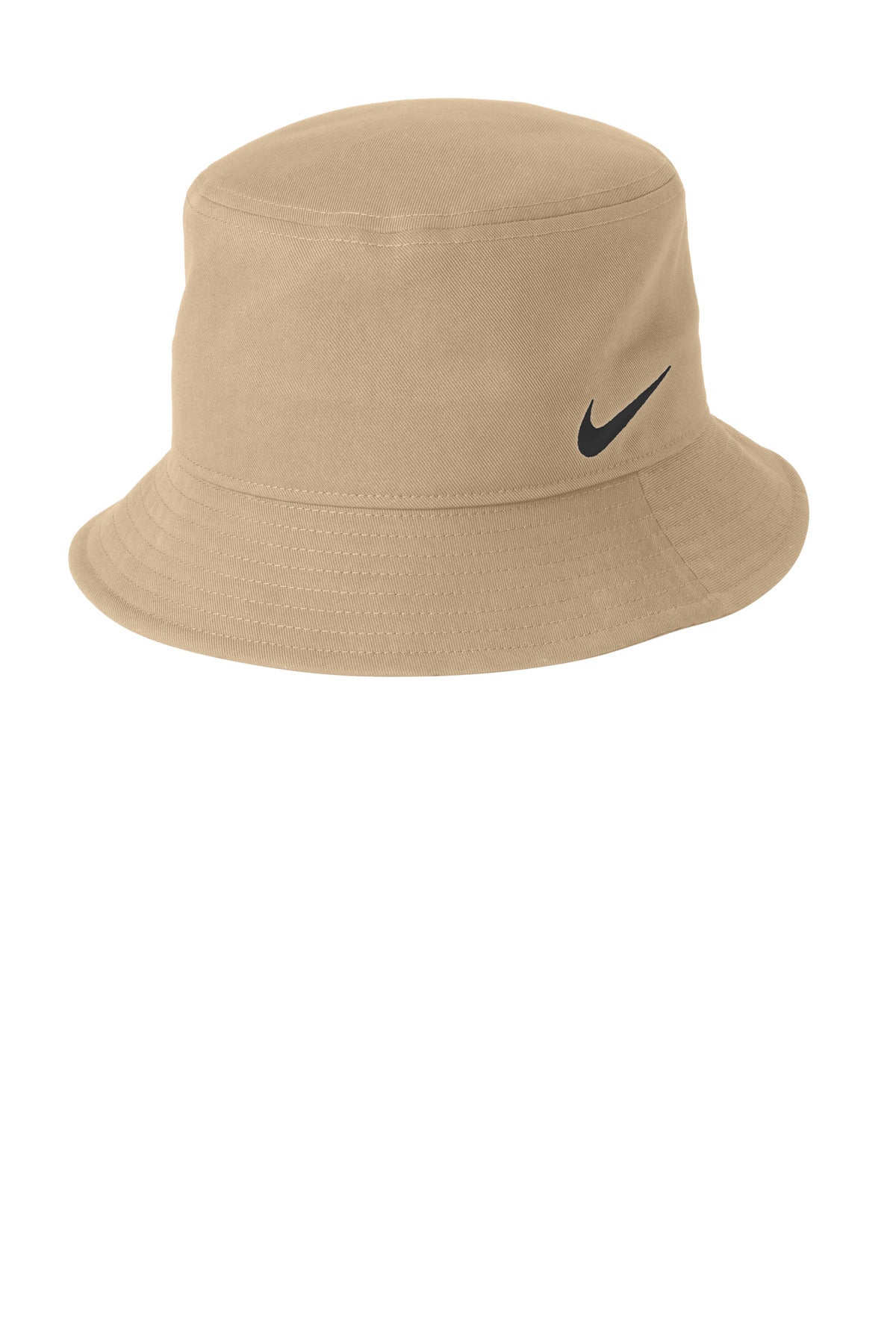 Nike Swoosh Bucket Hat - Khaki - front
