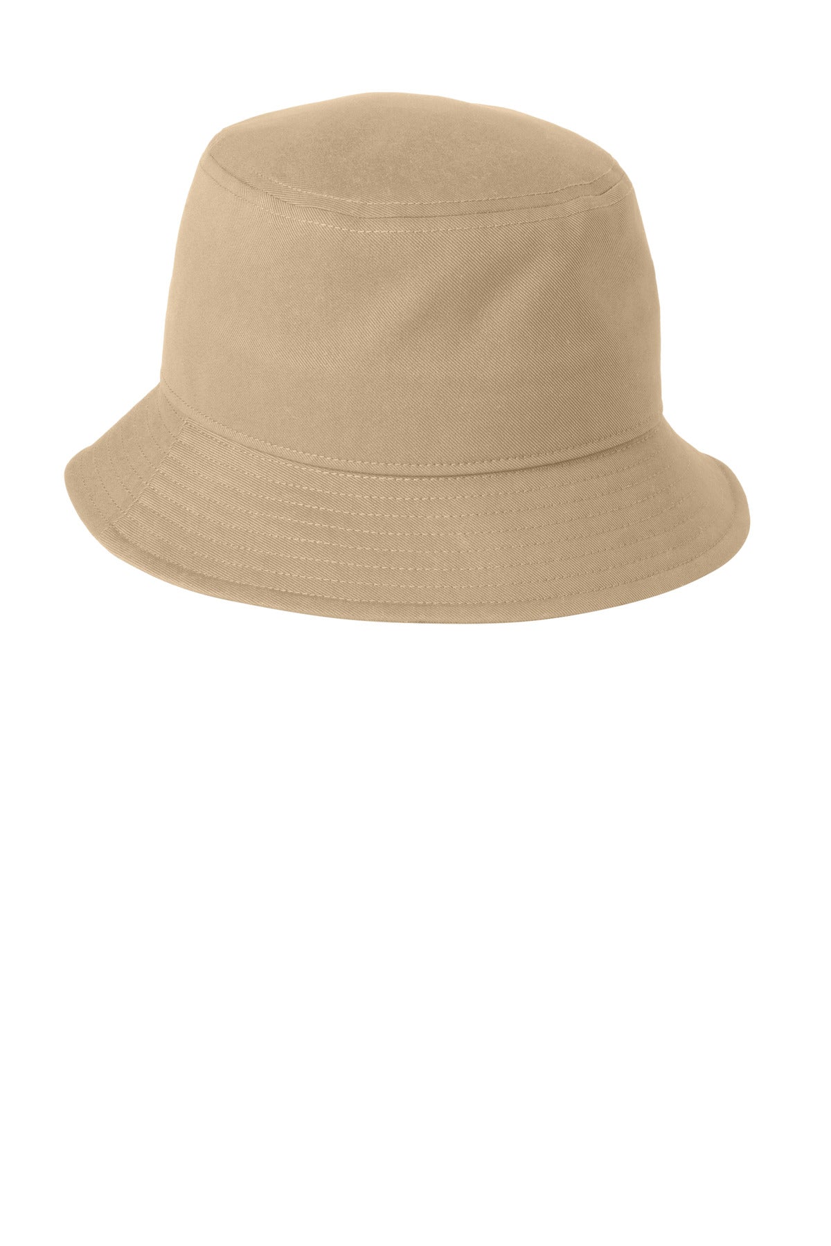 Nike Swoosh Bucket Hat - Khaki - flat front