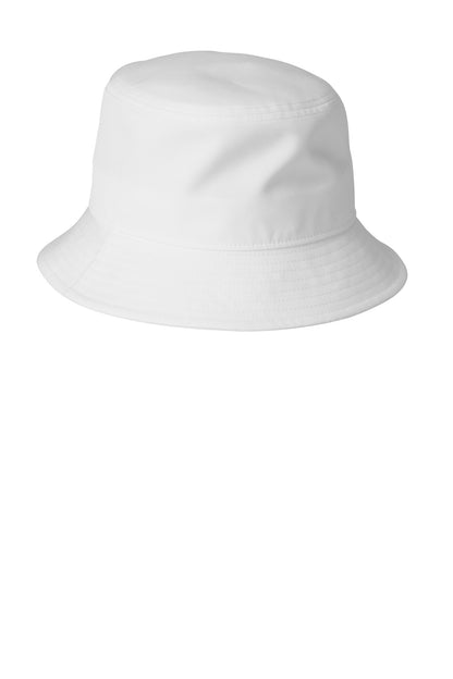 Nike Swoosh Bucket Hat - White - flat front