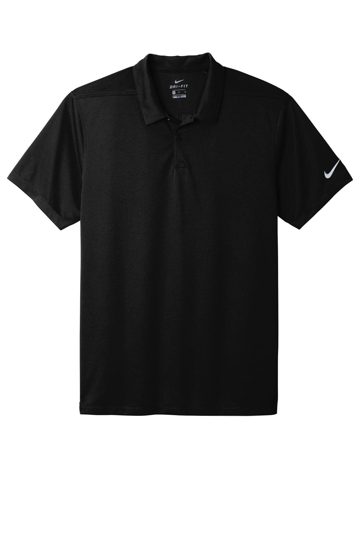Nike Dry Essential Solid Polo - Black - flat front