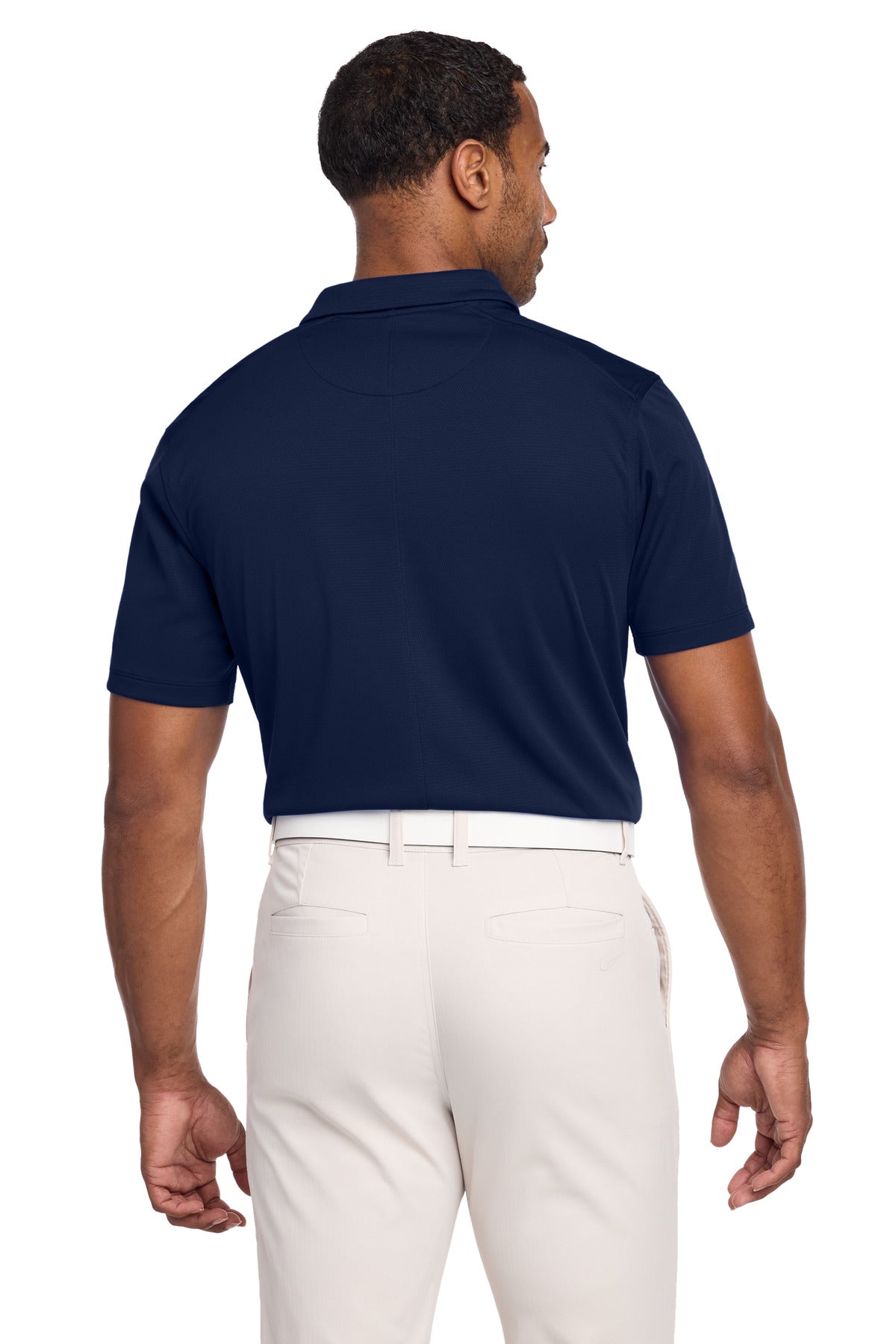 Nike Dry Essential Solid Polo - Midnight Navy - back