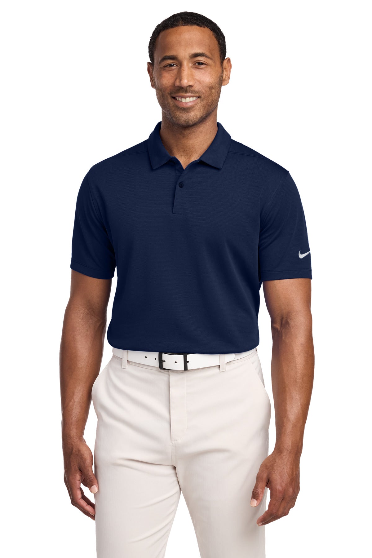Nike Dry Essential Solid Polo - Midnight Navy - front