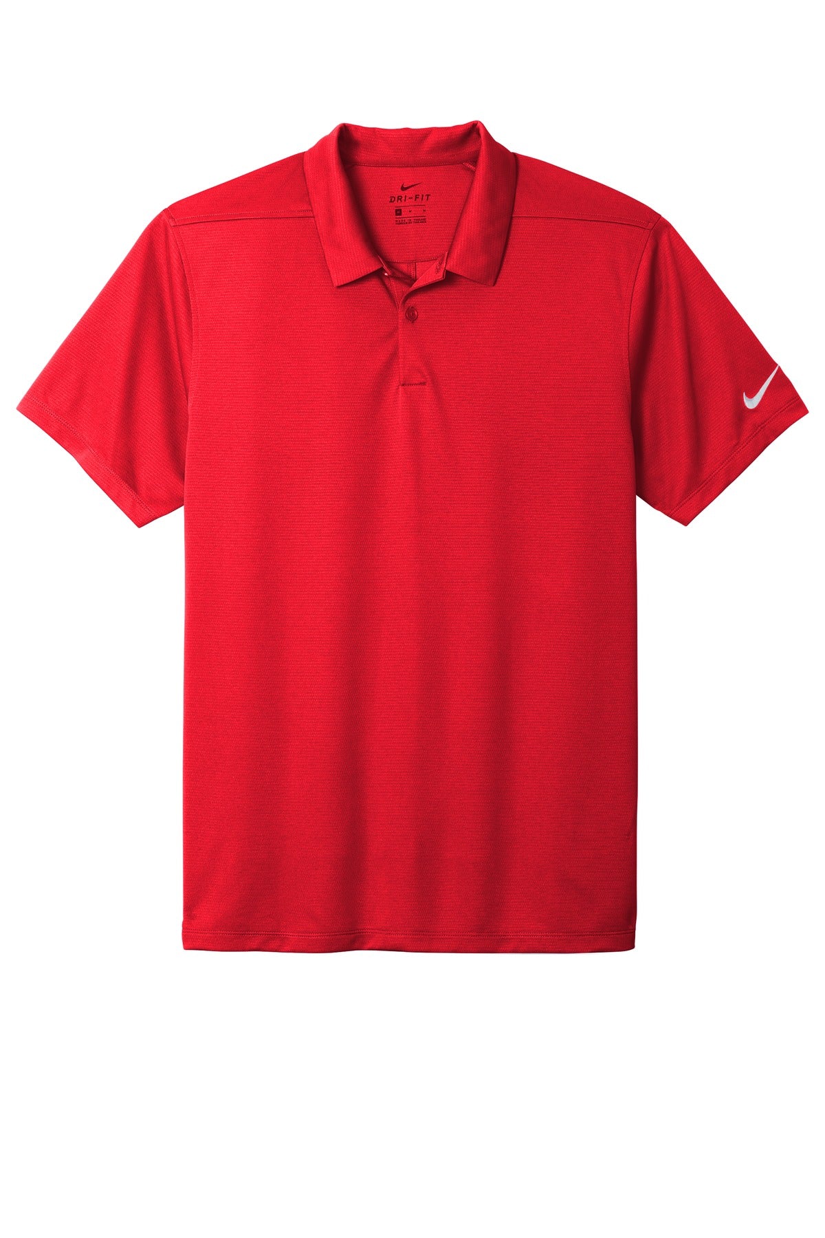 Nike Dry Essential Solid Polo - University Red - flat front
