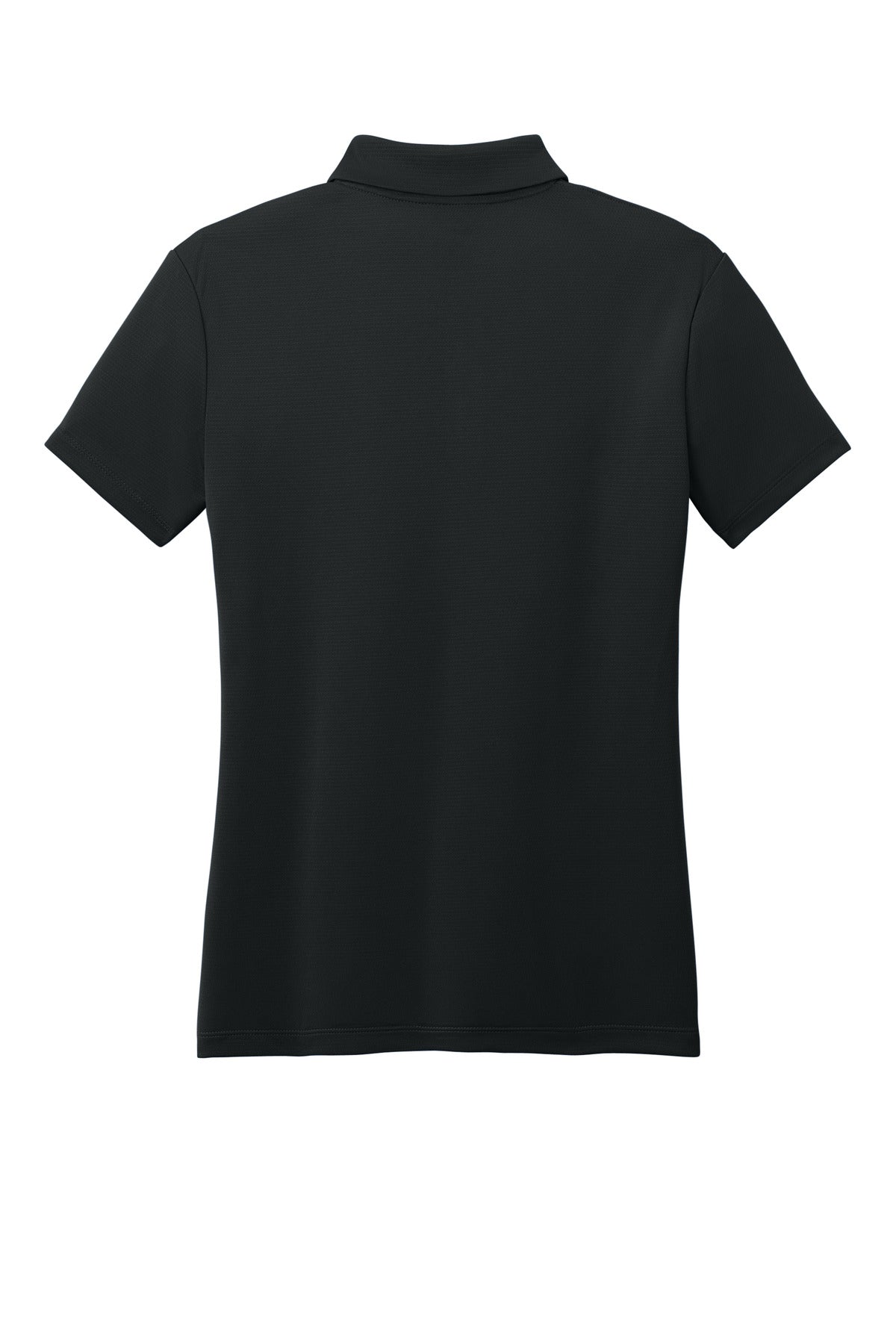 Nike Women's Dry Essential Solid Polo - Black - flat back