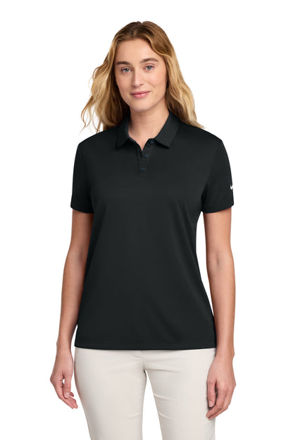 Nike Women's Dry Essential Solid Polo - Black - front