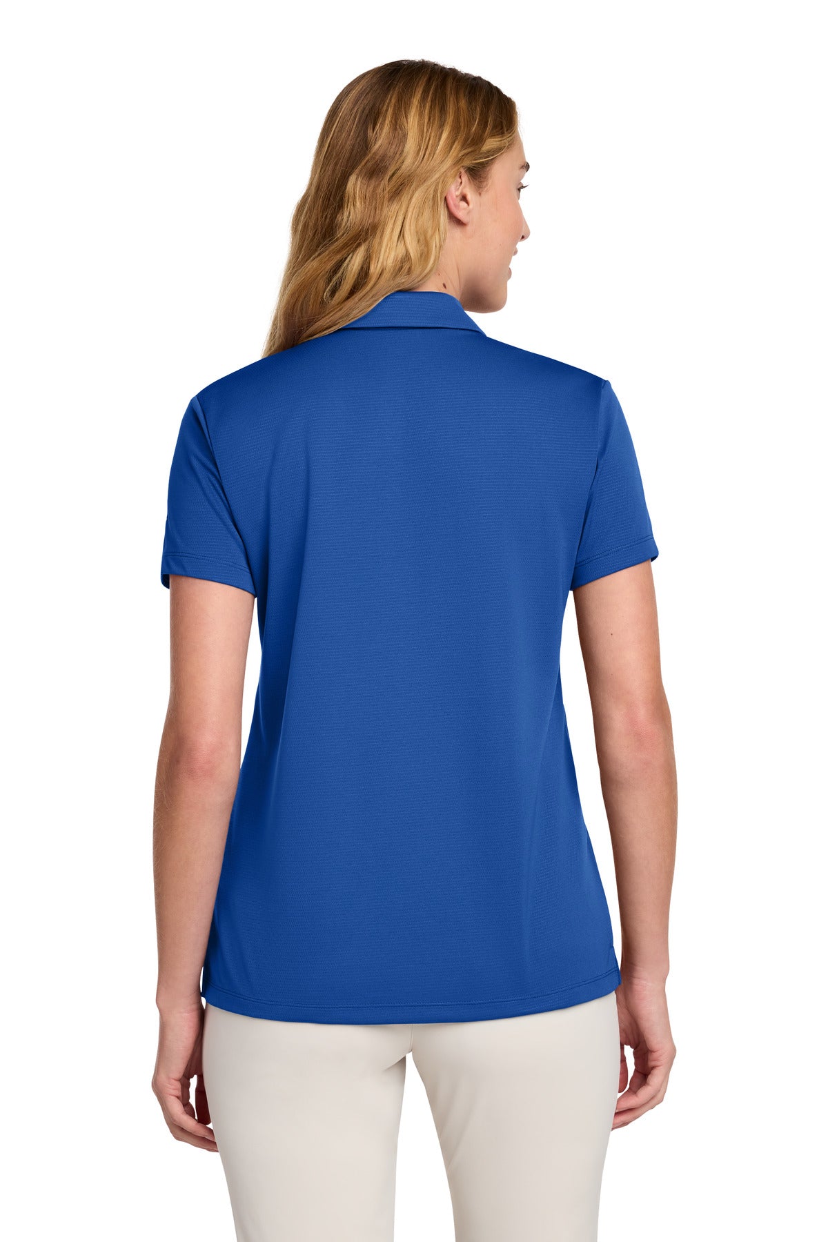 Nike Women's Dry Essential Solid Polo - Game Royal - back