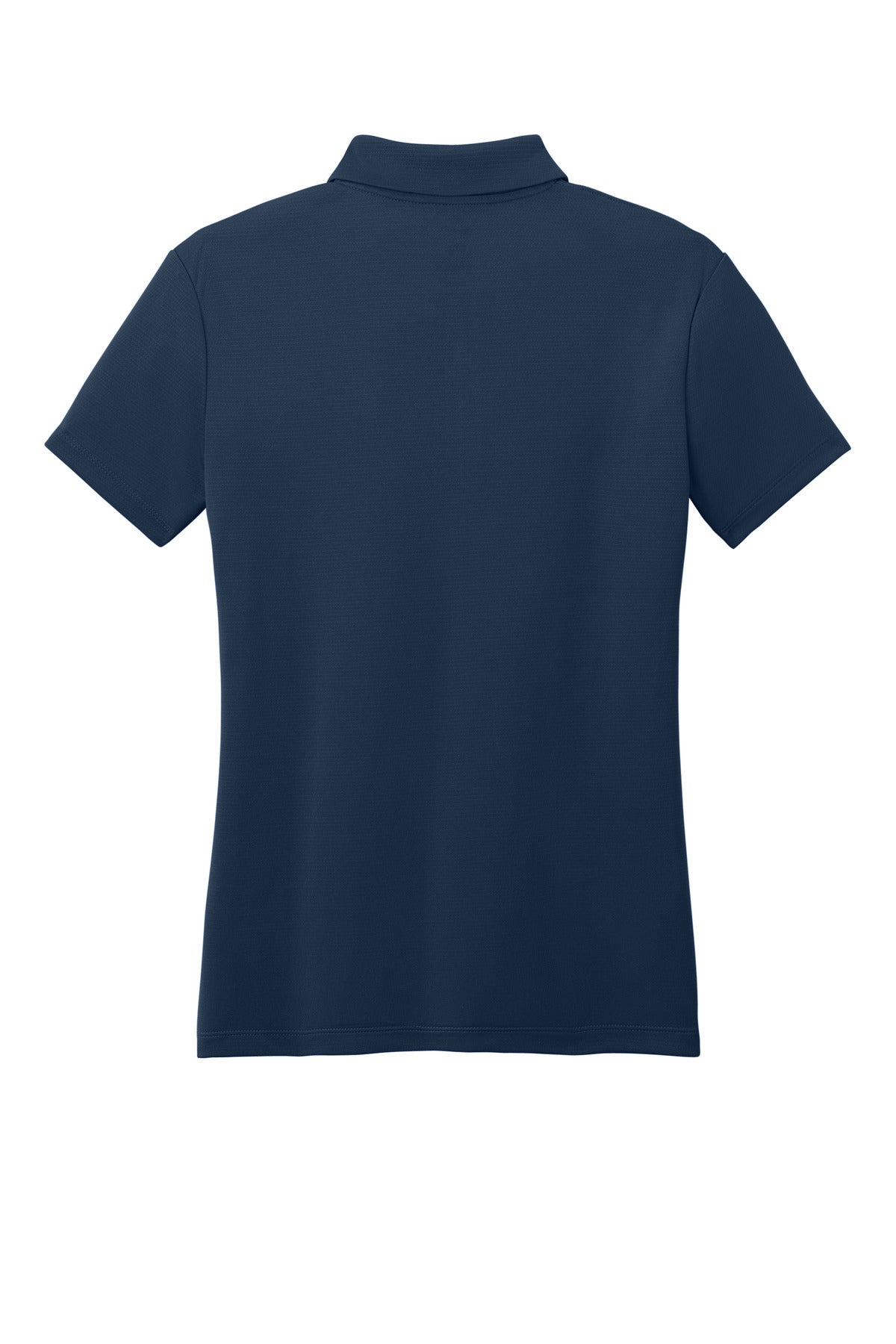 Nike Women's Dry Essential Solid Polo - Midnight Navy - flat back