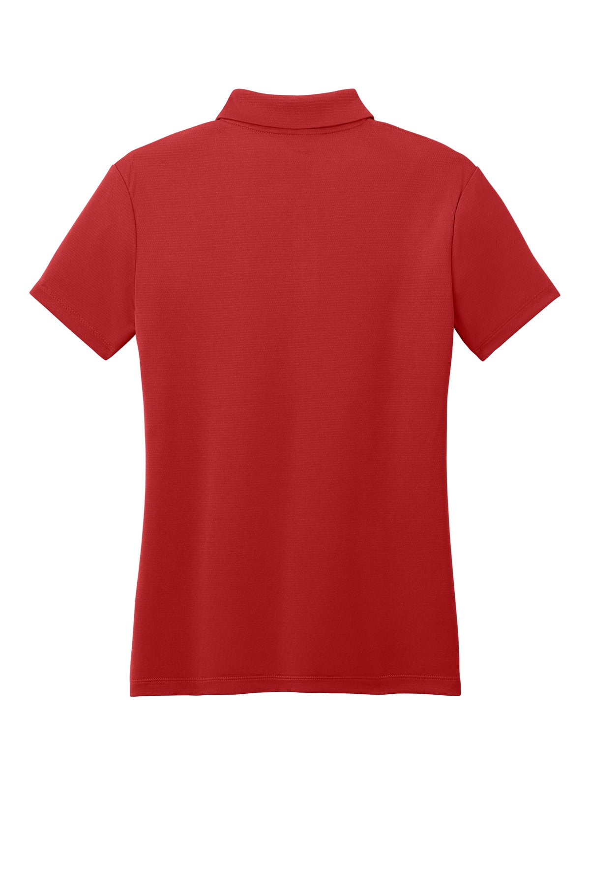 Nike Women's Dry Essential Solid Polo - University Red - flat back