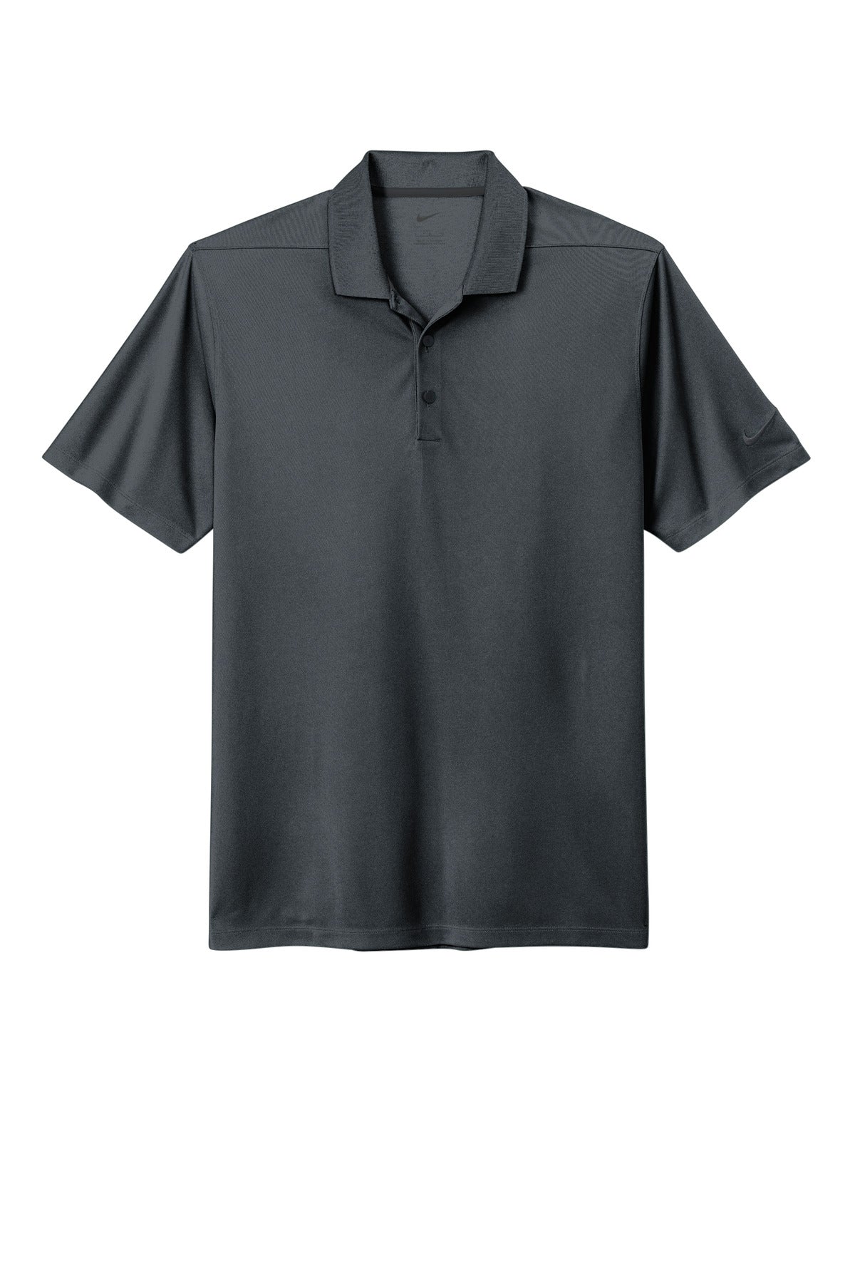 Nike Dri-FIT Micro Pique 2.0 Polo - Anthracite - flat front
