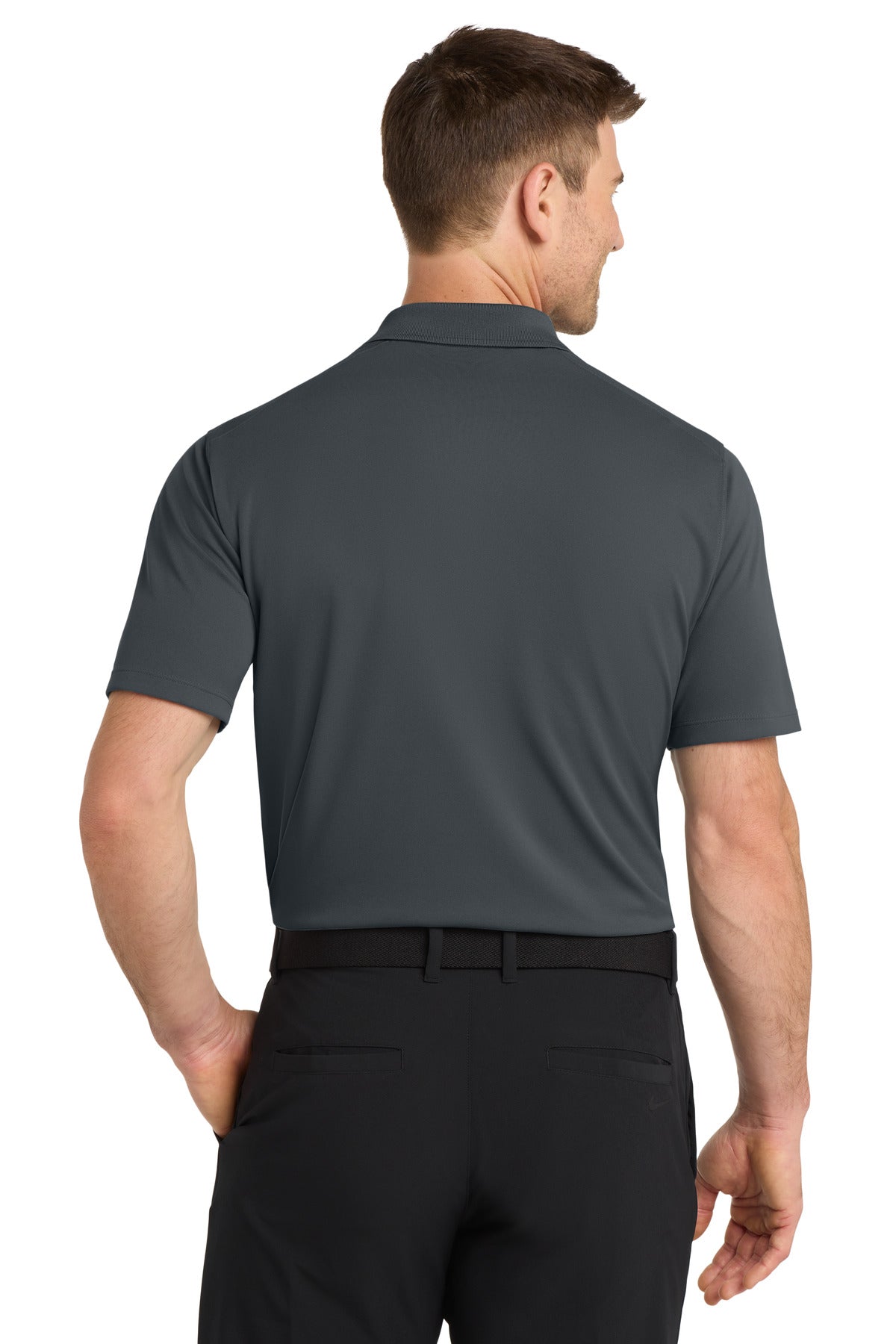 Nike Dri-FIT Micro Pique 2.0 Polo - Anthracite - back