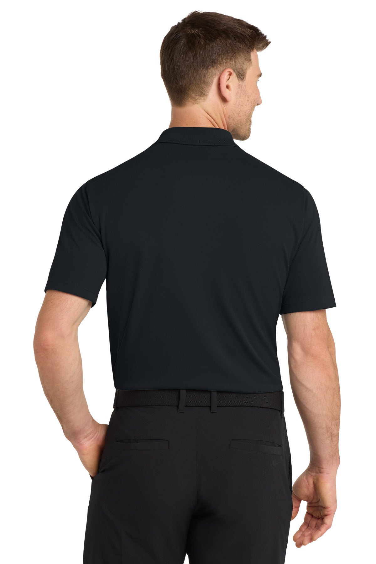 Nike Dri-FIT Micro Pique 2.0 Polo - Black - back