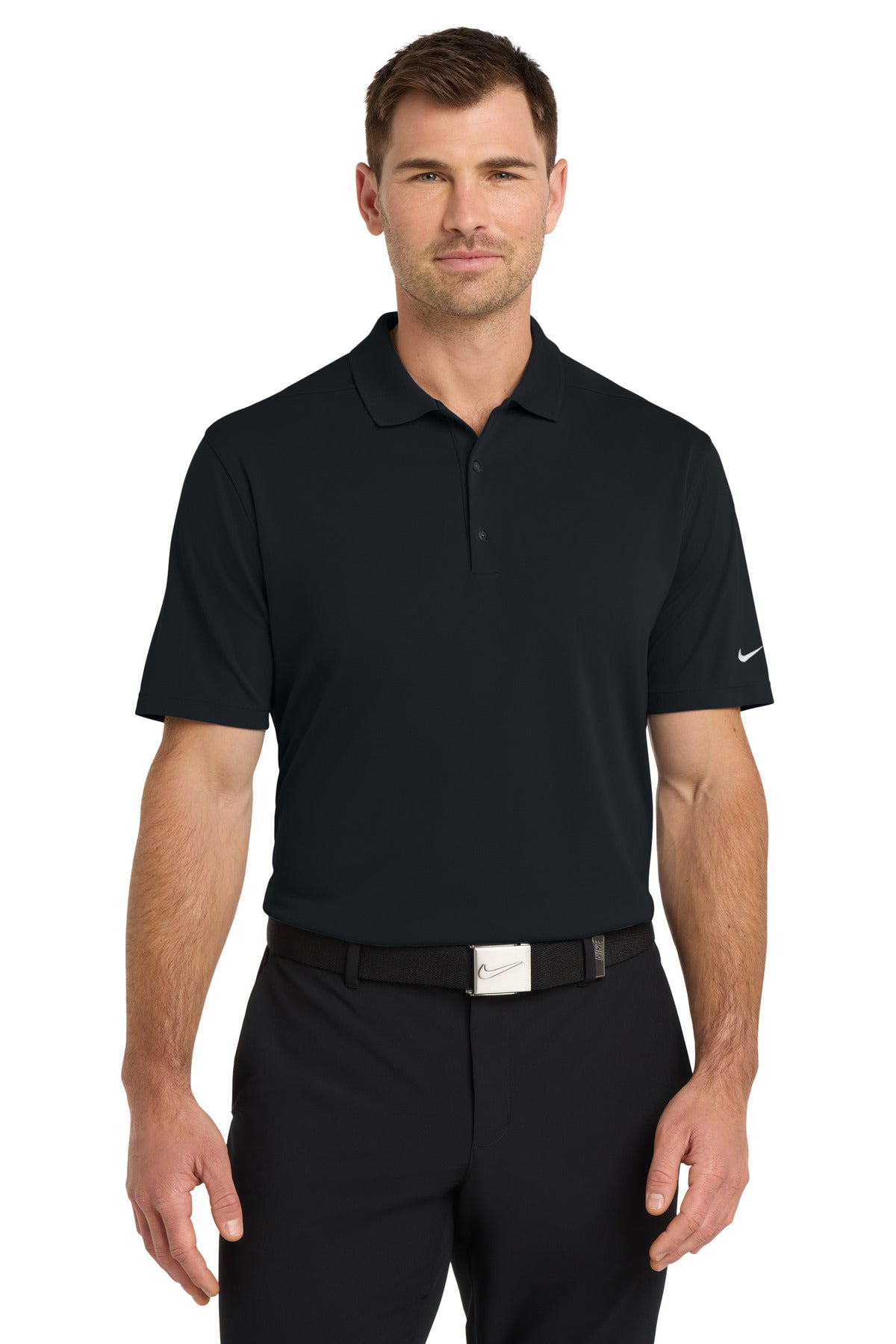Nike Dri-FIT Micro Pique 2.0 Polo - Black - front