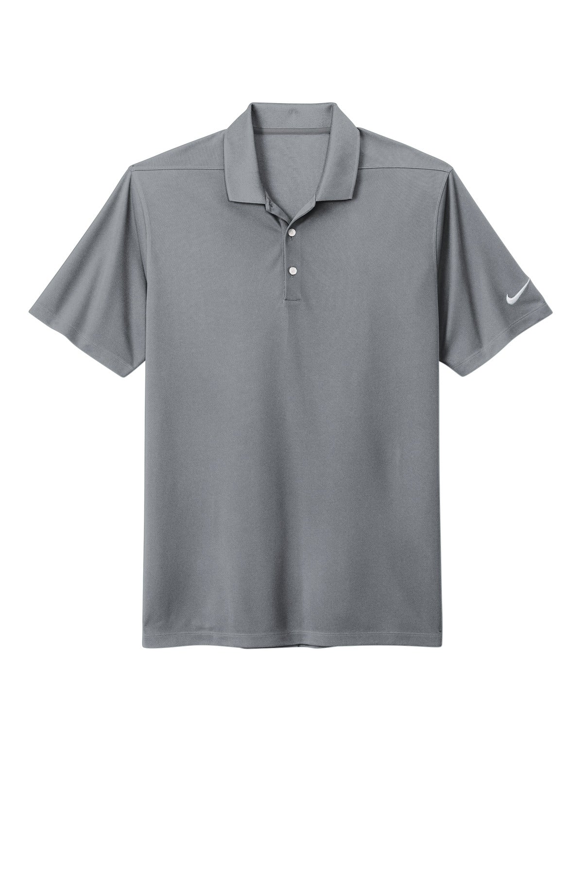 Nike Dri-FIT Micro Pique 2.0 Polo - Cool Grey - flat front
