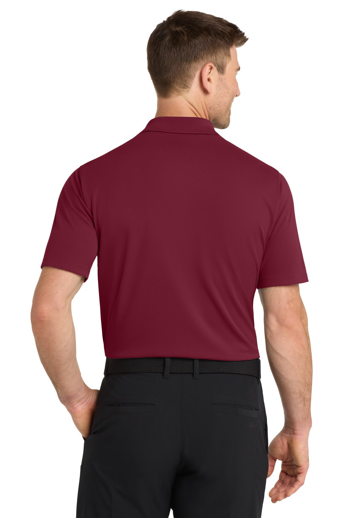 Nike Dri-FIT Micro Pique 2.0 Polo - Team Red - back