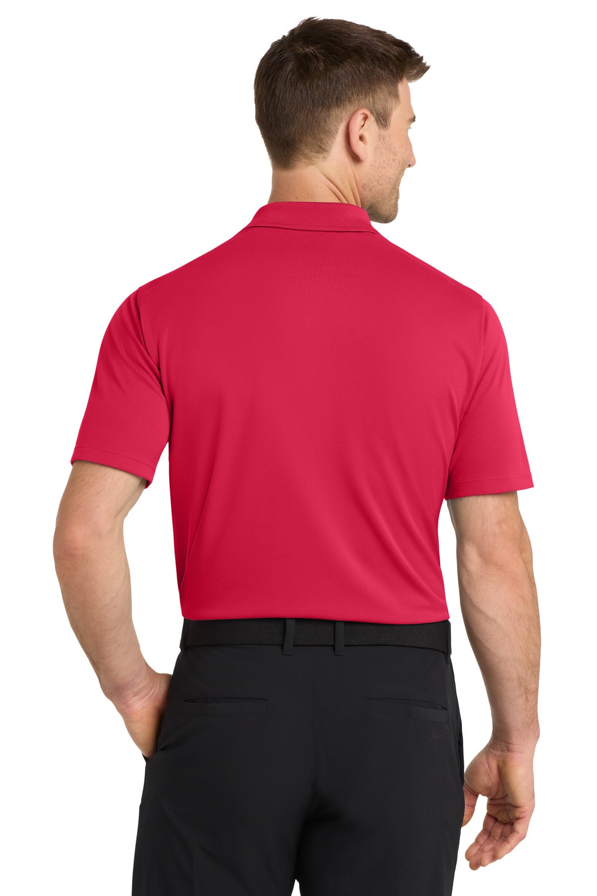 Nike Dri-FIT Micro Pique 2.0 Polo - University Red - back