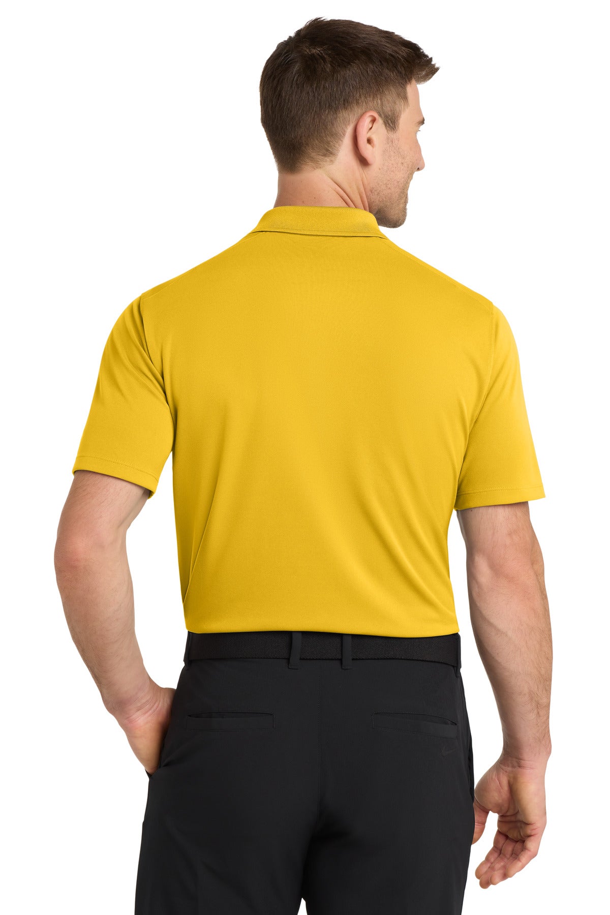 Nike Dri-FIT Micro Pique 2.0 Polo - Varsity Maize - back