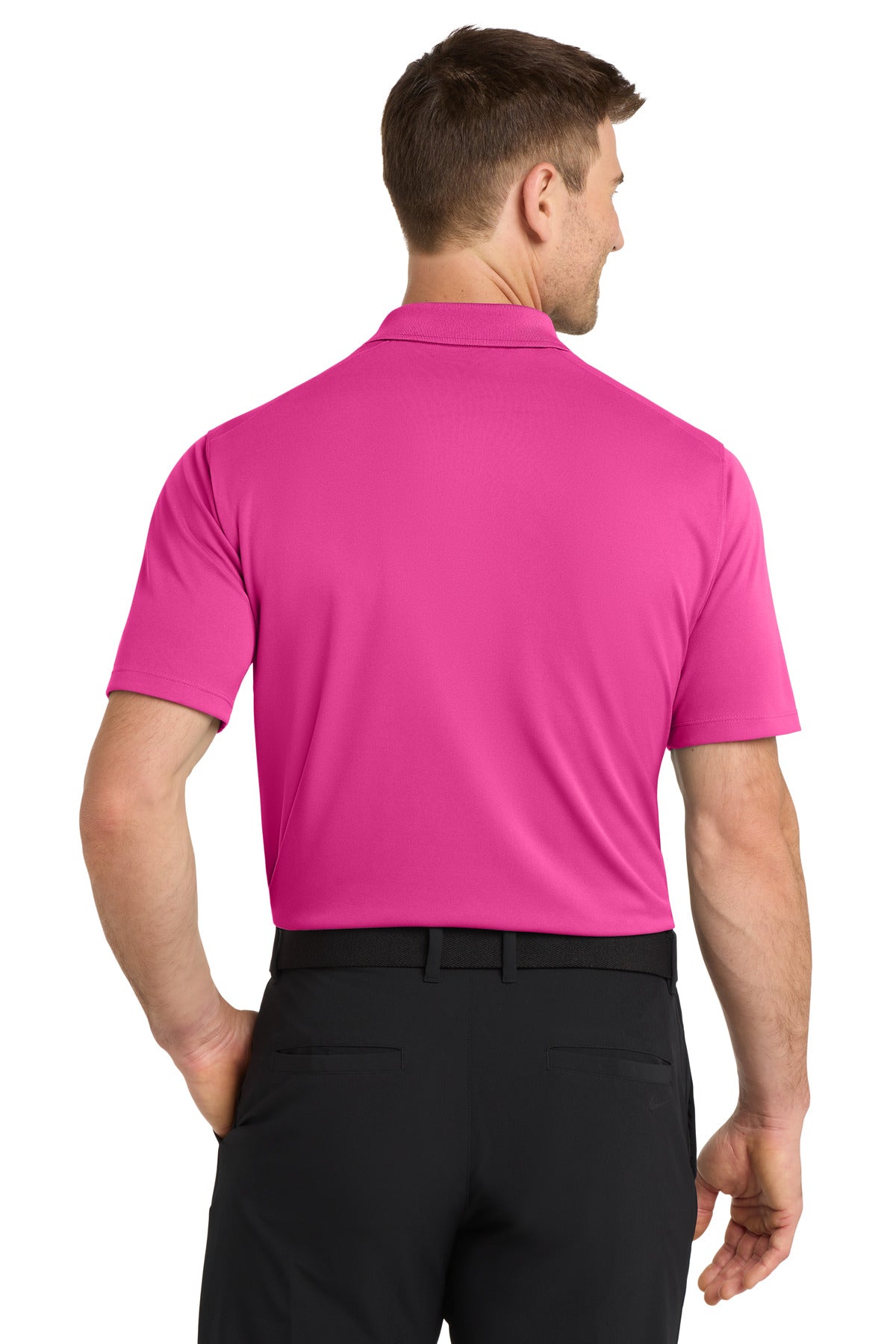 Nike Dri-FIT Micro Pique 2.0 Polo - Vivid Pink - back