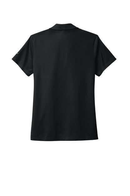 Nike Women's Dri-FIT Micro Pique 2.0 Polo - Black - flat back