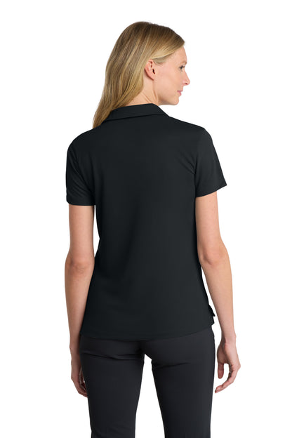 Nike Women's Dri-FIT Micro Pique 2.0 Polo - Black - back