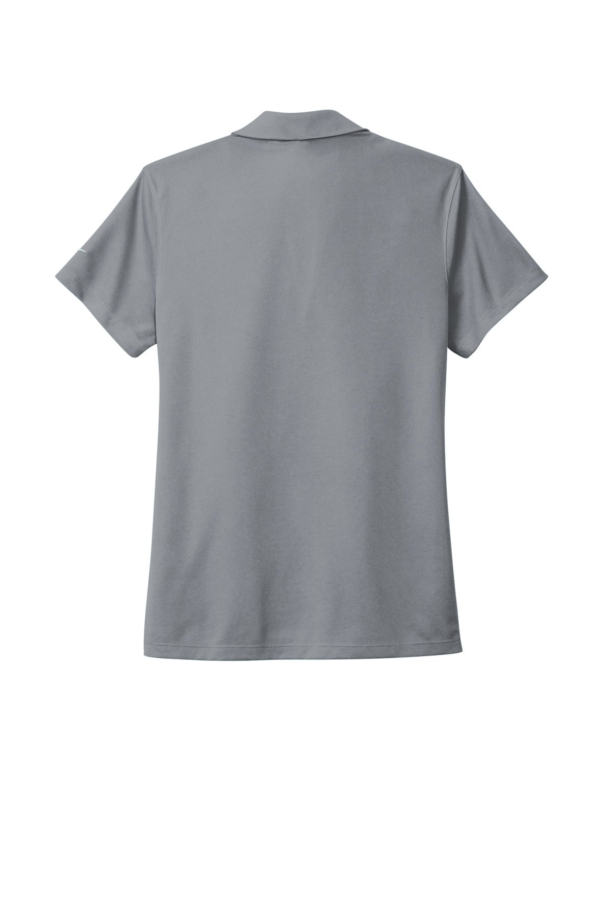 Nike Women's Dri-FIT Micro Pique 2.0 Polo - Cool Grey - flat back