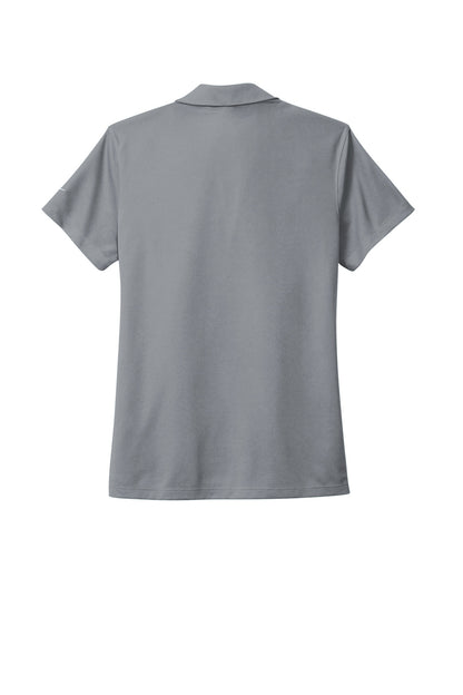 Nike Women's Dri-FIT Micro Pique 2.0 Polo - Cool Grey - flat back