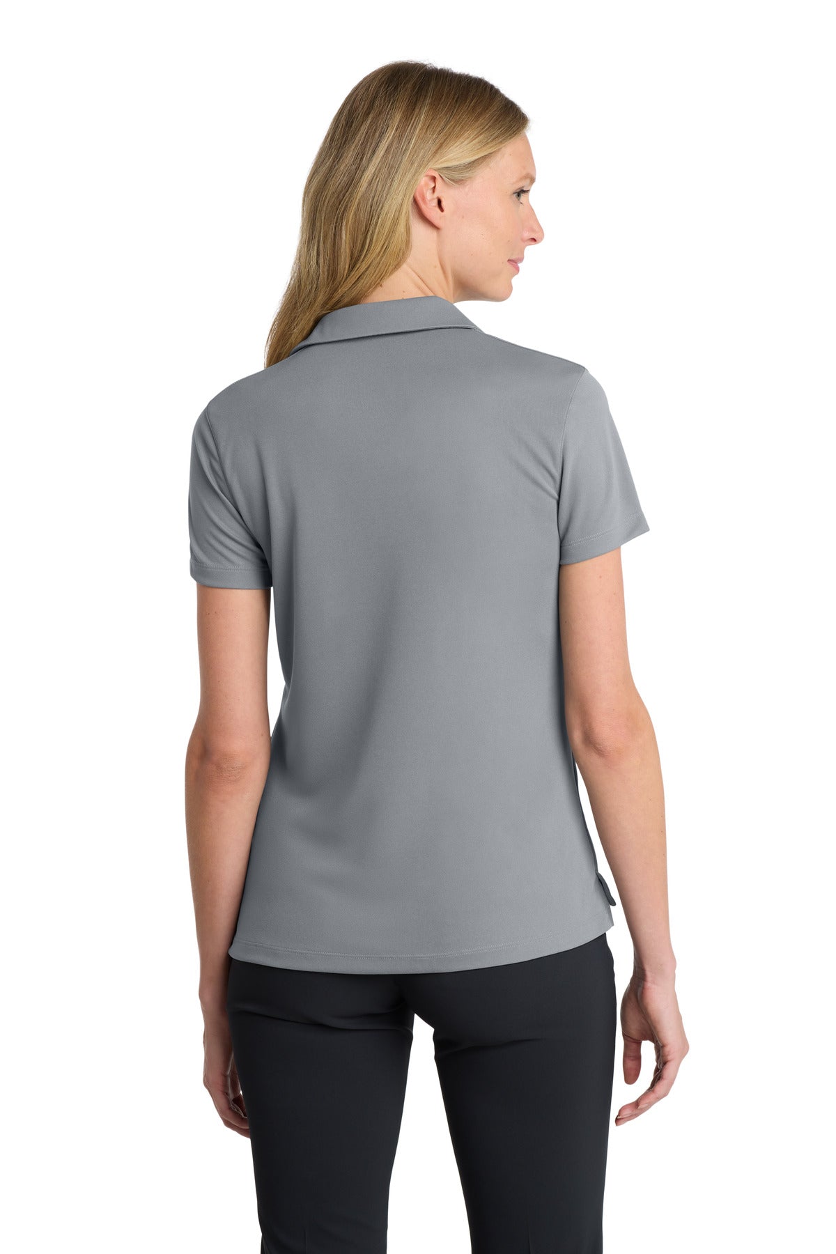 Nike Women's Dri-FIT Micro Pique 2.0 Polo - Cool Grey - back