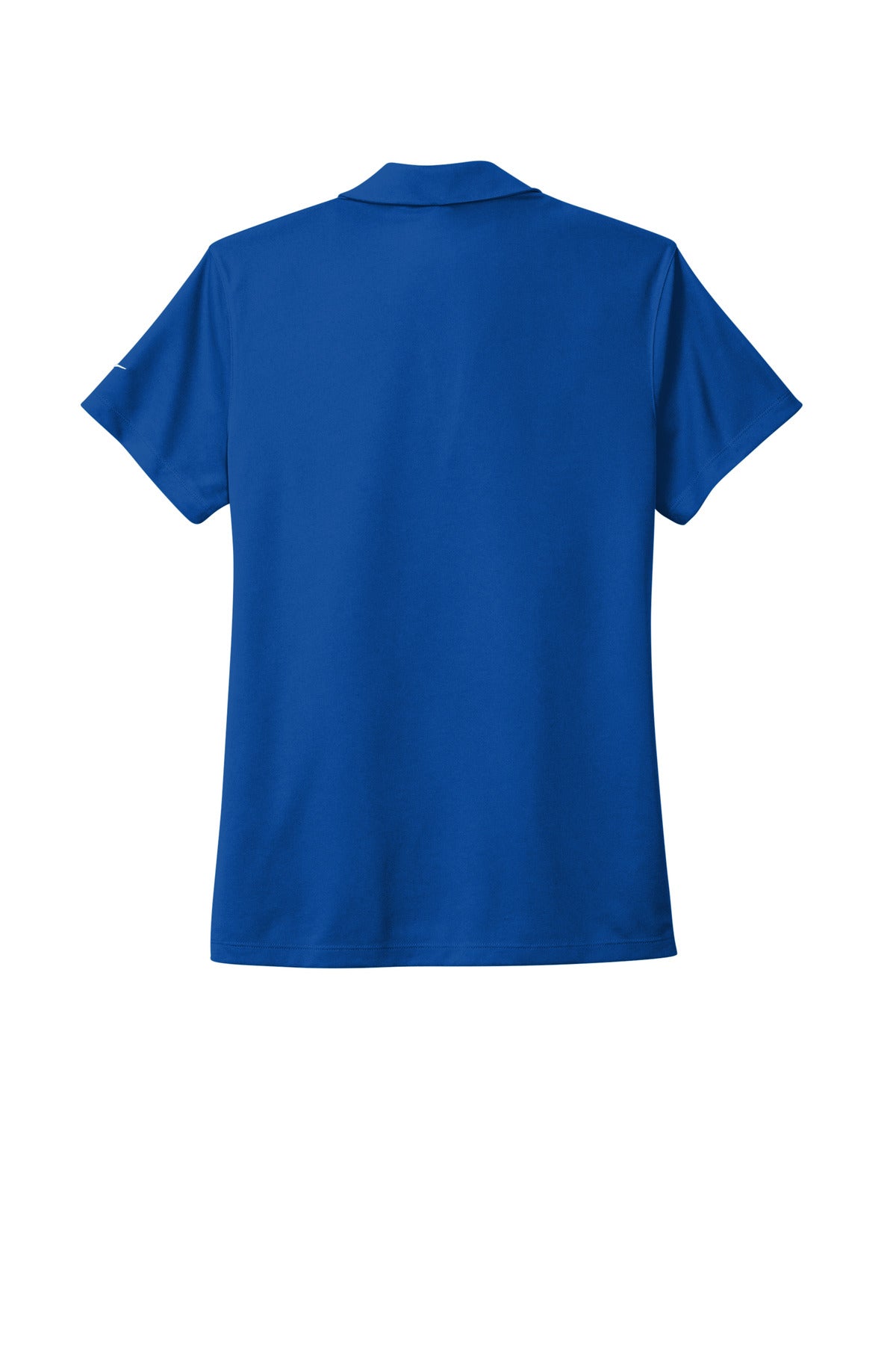 Nike Women's Dri-FIT Micro Pique 2.0 Polo - Game Royal - flat back