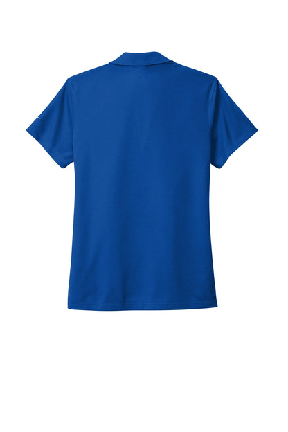 Nike Women's Dri-FIT Micro Pique 2.0 Polo - Game Royal - flat back