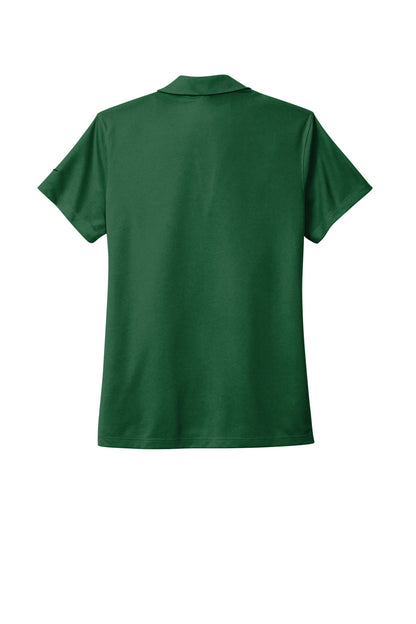 Nike Women's Dri-FIT Micro Pique 2.0 Polo - Gorge Green - flat back