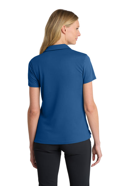 Nike Women's Dri-FIT Micro Pique 2.0 Polo - Gym Blue - back