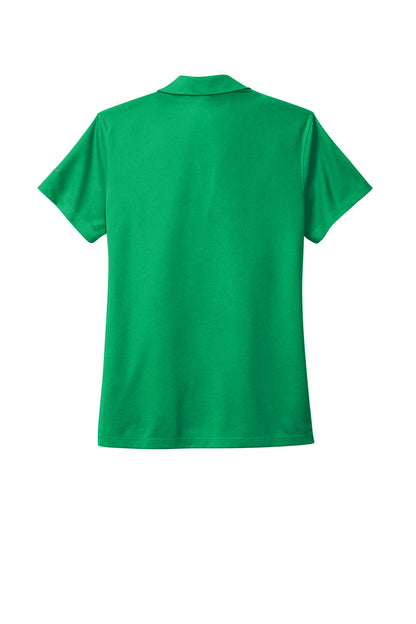 Nike Women's Dri-FIT Micro Pique 2.0 Polo - Lucid Green - flat back
