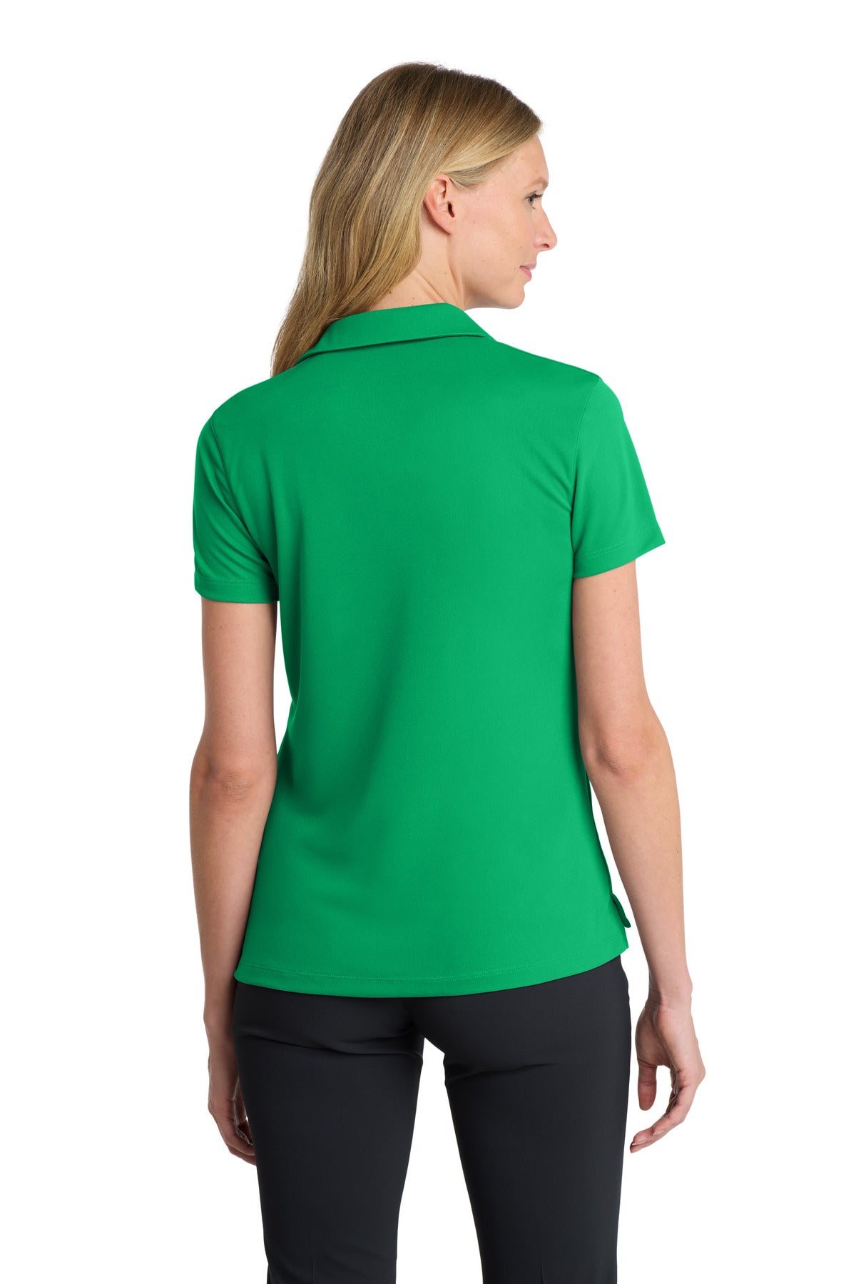 Nike Women's Dri-FIT Micro Pique 2.0 Polo - Lucid Green - back
