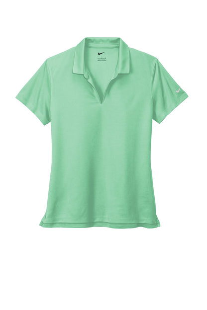 Nike Women's Dri-FIT Micro Pique 2.0 Polo - Mint - flat front