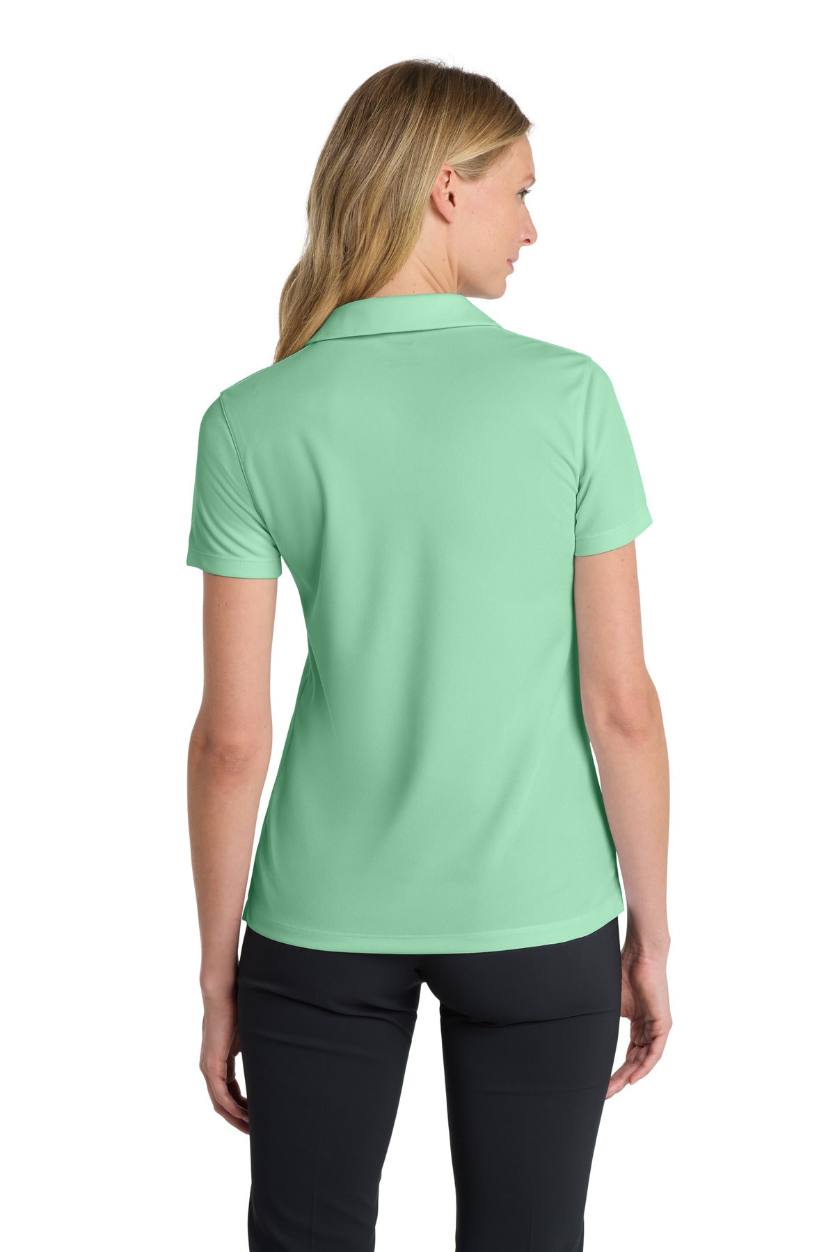 Nike Women's Dri-FIT Micro Pique 2.0 Polo - Mint - back
