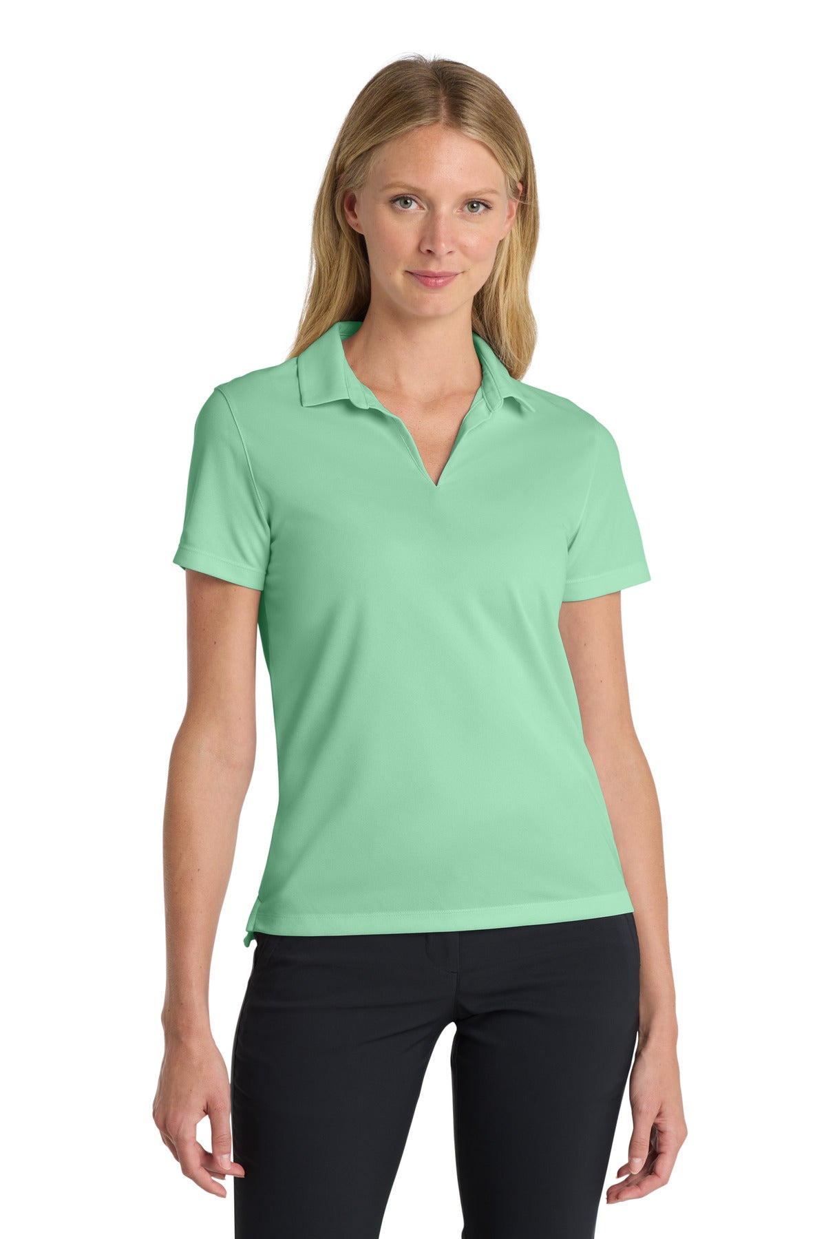 Nike Women's Dri-FIT Micro Pique 2.0 Polo - Mint - front
