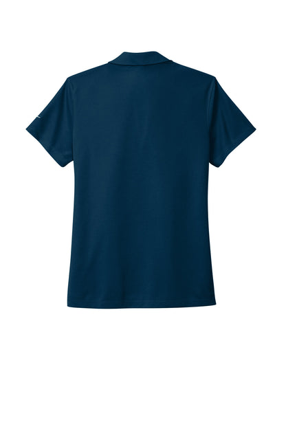 Nike Women's Dri-FIT Micro Pique 2.0 Polo - Navy - flat back