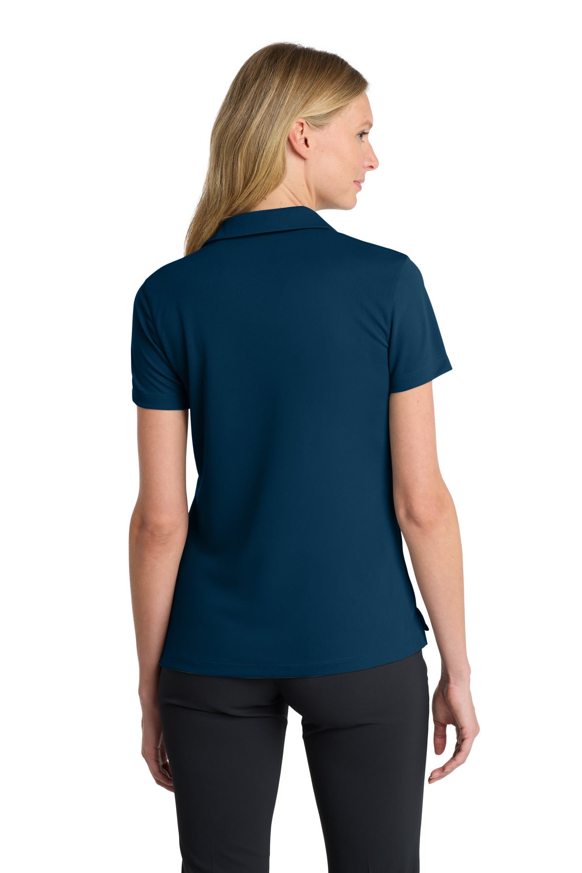 Nike Women's Dri-FIT Micro Pique 2.0 Polo - Navy - back