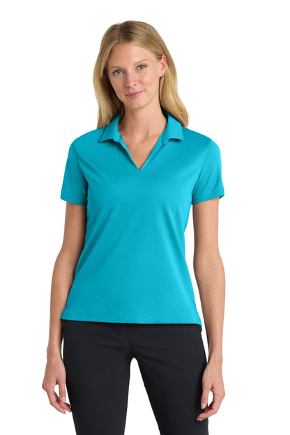 Nike Women's Dri-FIT Micro Pique 2.0 Polo - Tidal Blue - front