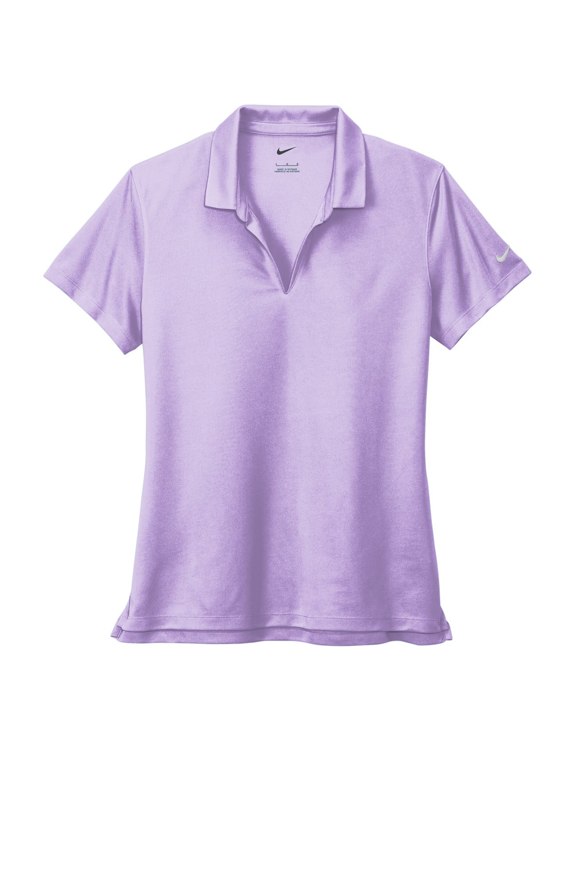 Nike Women's Dri-FIT Micro Pique 2.0 Polo - Urban Lilac - flat front