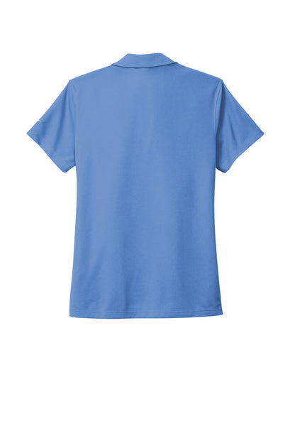 Nike Women's Dri-FIT Micro Pique 2.0 Polo - Valor Blue - flat back