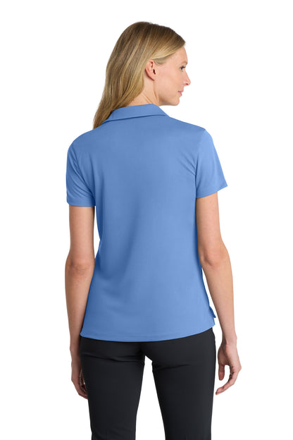 Nike Women's Dri-FIT Micro Pique 2.0 Polo - Valor Blue - back