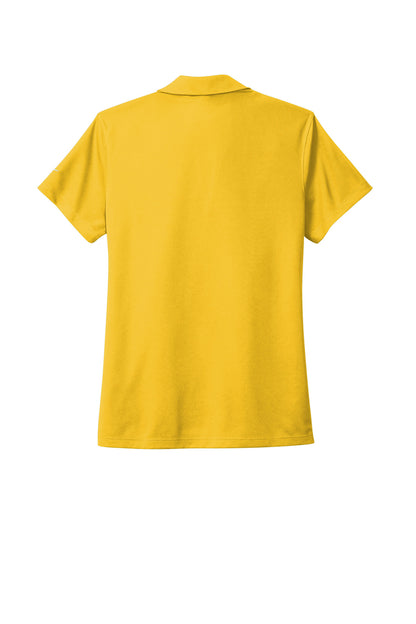 Nike Women's Dri-FIT Micro Pique 2.0 Polo - Varsity Maize - flat back
