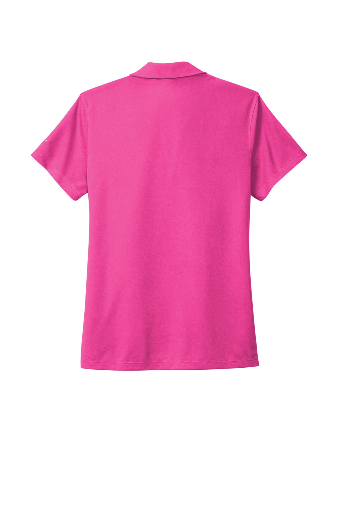 Nike Women's Dri-FIT Micro Pique 2.0 Polo - Vivid Pink - flat back